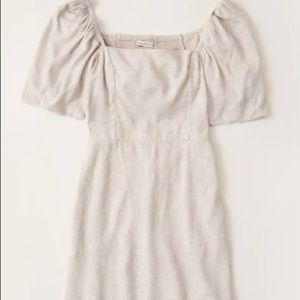 ABERCROMBIE & FITCH - Puff-Sleeve Mini Dress